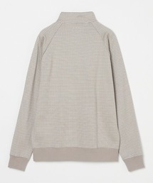 three dots スリードッツ ワッフル ハーフジップ セーター three dots（スリードッツ）の「ワッフル ハーフジッププル