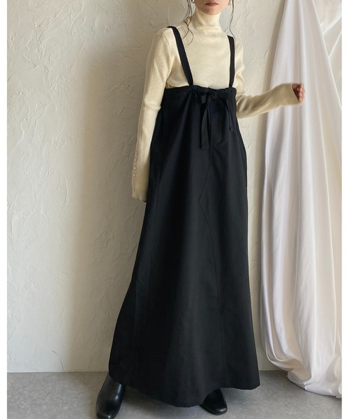 She's Closet(シーズクローゼット)の「袖ボタンスリーブハイネックタイト長袖タートルリブニットプルオーバー(ニット/セーター・レディース・レッド/ブラック×ホワイト/ブルー/ブラック/アイボリー/グレー/ブルー系その他/ライトグレー・FREE)」の15枚目の写真