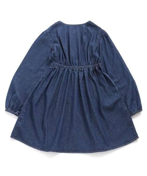 algy(アルジー)の「スクエアネック前ボタンワンピ(ワンピース・キッズ・ブラック/イエロー/インディゴブルー・SMALL/XX-SMALL/MEDIUM/X-SMALL)」の10枚目の写真