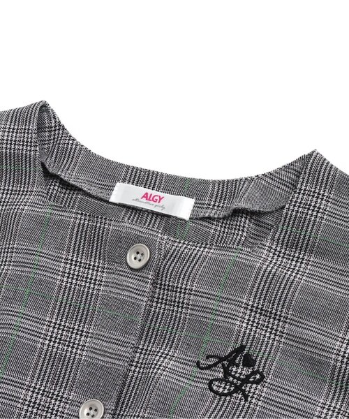 algy(アルジー)の「スクエアネック前ボタンワンピ(ワンピース・キッズ・ブラック/イエロー/インディゴブルー・SMALL/XX-SMALL/MEDIUM/X-SMALL)」の12枚目の写真