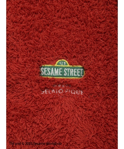 gelato pique(ジェラートピケ)の「【SESAME STREET】【BABY】エルモロンパース(ロンパース・キッズ・レッド・80/70)」の12枚目の写真