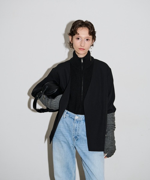 AIC.（エーアイシー）の「2WAYショルダーフェイクレザーミニバッグ/ハンドバッグ（ハンドバッグ・レディース・ライトグリーン/ブラック・FREE）」の12枚目の写真