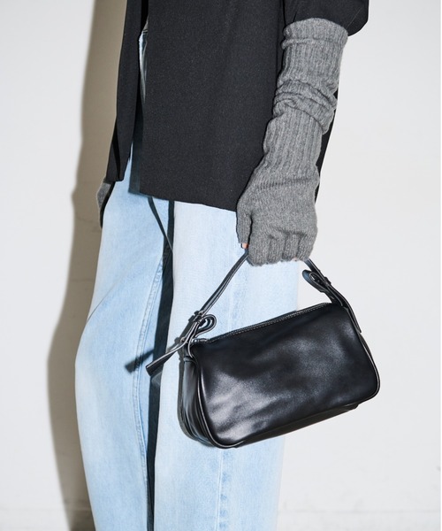 AIC.（エーアイシー）の「2WAYショルダーフェイクレザーミニバッグ/ハンドバッグ（ハンドバッグ・レディース・ライトグリーン/ブラック・FREE）」の9枚目の写真