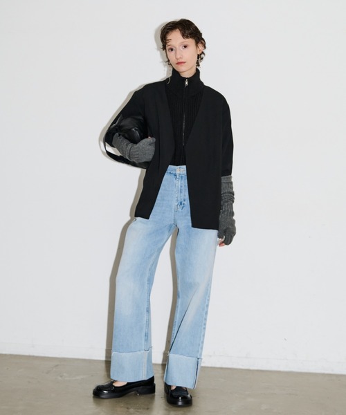 AIC.（エーアイシー）の「2WAYショルダーフェイクレザーミニバッグ/ハンドバッグ（ハンドバッグ・レディース・ライトグリーン/ブラック・FREE）」の15枚目の写真