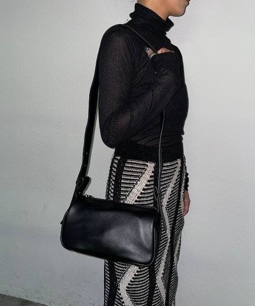 AIC.（エーアイシー）の「2WAYショルダーフェイクレザーミニバッグ/ハンドバッグ（ハンドバッグ・レディース・ライトグリーン/ブラック・FREE）」の18枚目の写真