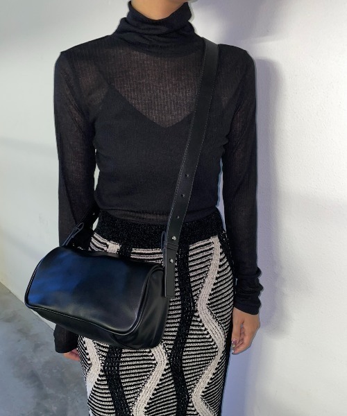 AIC.（エーアイシー）の「2WAYショルダーフェイクレザーミニバッグ/ハンドバッグ（ハンドバッグ・レディース・ライトグリーン/ブラック・FREE）」の20枚目の写真