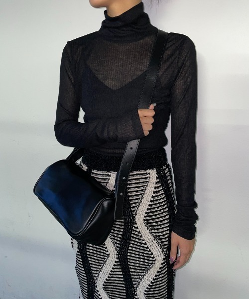 AIC.（エーアイシー）の「2WAYショルダーフェイクレザーミニバッグ/ハンドバッグ（ハンドバッグ・レディース・ライトグリーン/ブラック・FREE）」の19枚目の写真