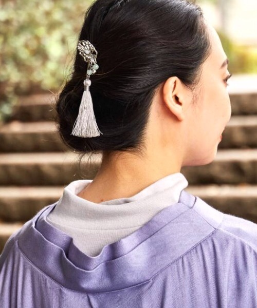 カヤ(カヤ)の「【カヤ】芍薬咲き簪(その他ヘアアクセサリー・レディース・シルバー/ゴールド・FREE)」の5枚目の写真