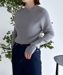 LEPSIM | 12ゲージリブハイネックプルオーバー　183622(ニット/セーター)