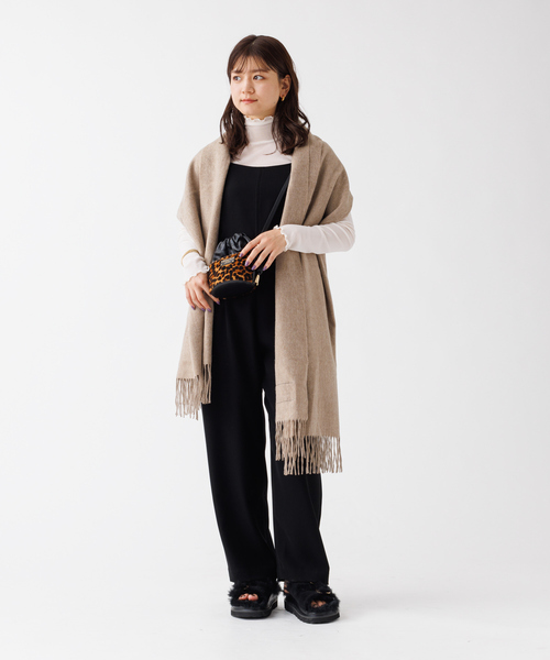 Rouge vif（ルージュヴィフ）の「【一部店舗限定】シアーカットソーチュールタートルプルオーバー（Tシャツ/カットソー・レディース・ブラック/グレー/アイボリー・フリー）」の22枚目の写真