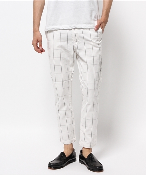 WEGO（ウィゴー）の「WEGO/総柄ストレッチアンクルトラウザー（その他パンツ・メンズ・ネイビー/ホワイト系その他/ブラック系その他/ホワイト・LARGE/MEDIUM）」の17枚目の写真