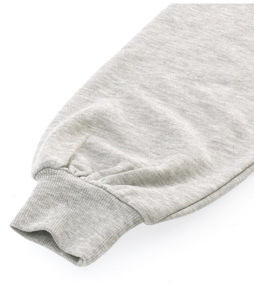 ANAP GiRL(アナップガール)の「アソートデザインクロップドトレーナー(スウェット・キッズ・ブラック/グレー/アイボリー・M/XS/S)」の15枚目の写真