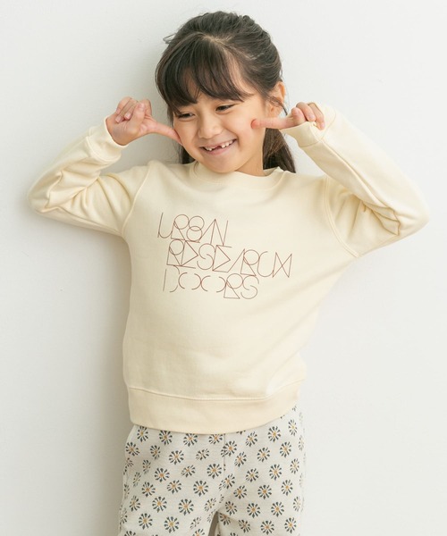 URBAN RESEARCH DOORS（アーバンリサーチドアーズ）の「20周年ロゴスウェット(KIDS)（スウェット・キッズ・チャコールグレー/ホワイト系その他・110/130）」の3枚目の写真