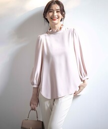 【KUMIKYOKU NAVY】ジョーゼットシフォン ブラウス