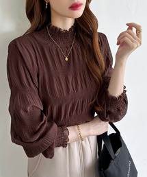 シャツ/ブラウス（ブラウン/茶色系・フリル）ファッション通販 - ZOZOTOWN