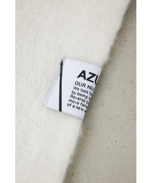 AZUL by moussy（アズールバイマウジー）の「ソフトボリュームラッセルストール（マフラー・メンズ・ホワイト/グレー/ブルー/ブラック・FREE）」の11枚目の写真