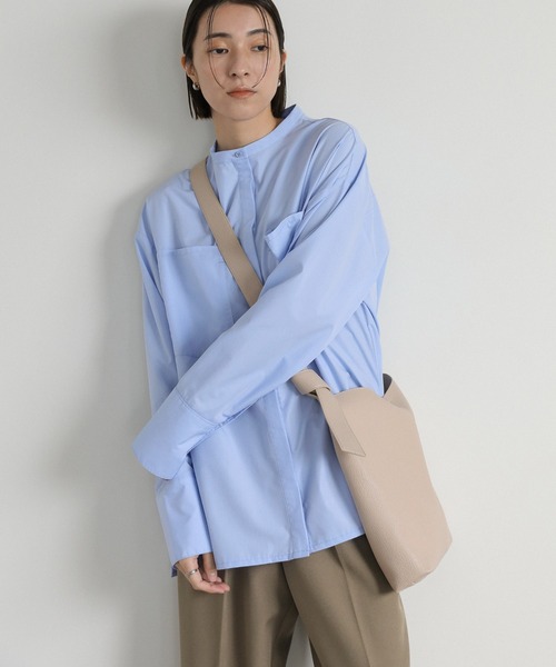 select MOCA(セレクトモカ)の「ワンハンドルショルダートートバッグ(ショルダーバッグ・レディース・アイボリー/ブラック/グレイッシュベージュ・FREE)」の4枚目の写真