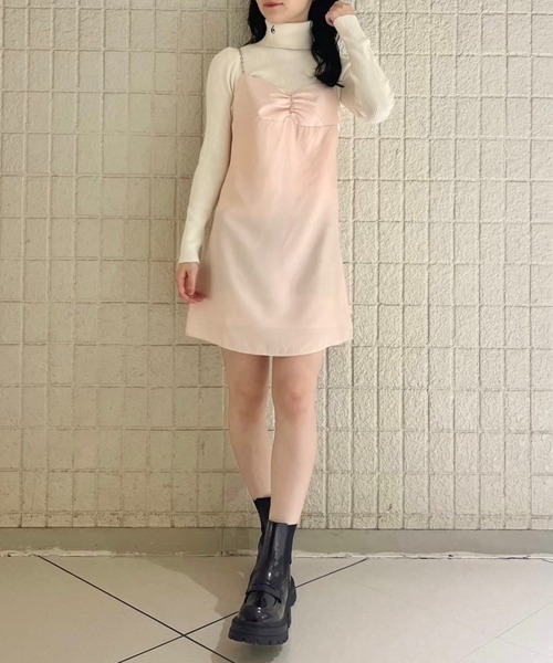 epine(エピヌ)の「heart chain satin onepiece(ワンピース epine(エピヌ)の「heart chain satin onepiece(ワンピース