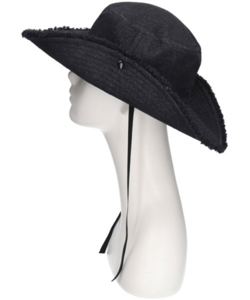 milsa(ミルサ)の「milsa/ミルサ M FRINGE ADVENTURE HAT(ハット・レディース・ベージュ/ブラック/ブルー・57㎝)」の9枚目の写真