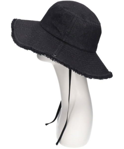 milsa(ミルサ)の「milsa/ミルサ M FRINGE ADVENTURE HAT(ハット・レディース・ベージュ/ブラック/ブルー・57㎝)」の10枚目の写真