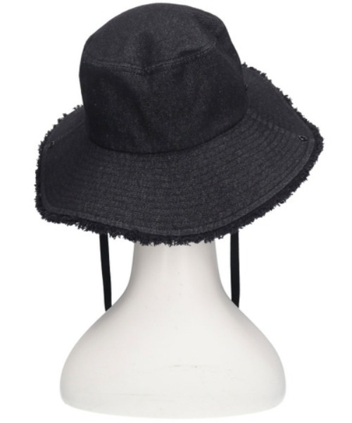 milsa(ミルサ)の「milsa/ミルサ M FRINGE ADVENTURE HAT(ハット・レディース・ベージュ/ブラック/ブルー・57㎝)」の11枚目の写真