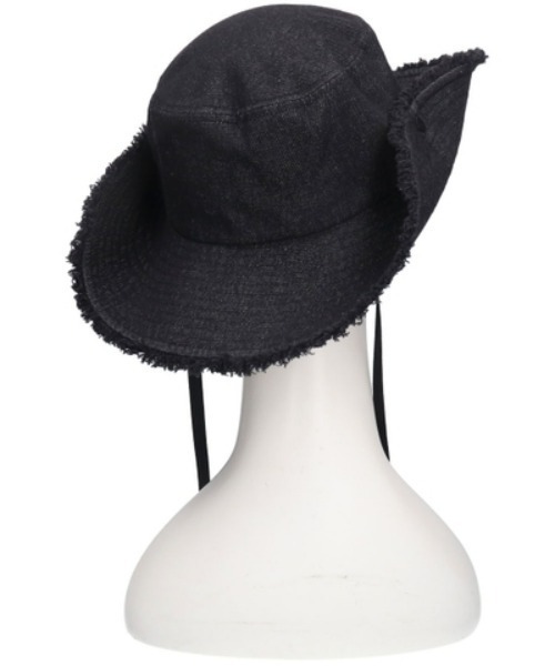 milsa(ミルサ)の「milsa/ミルサ M FRINGE ADVENTURE HAT(ハット・レディース・ベージュ/ブラック/ブルー・57㎝)」の12枚目の写真