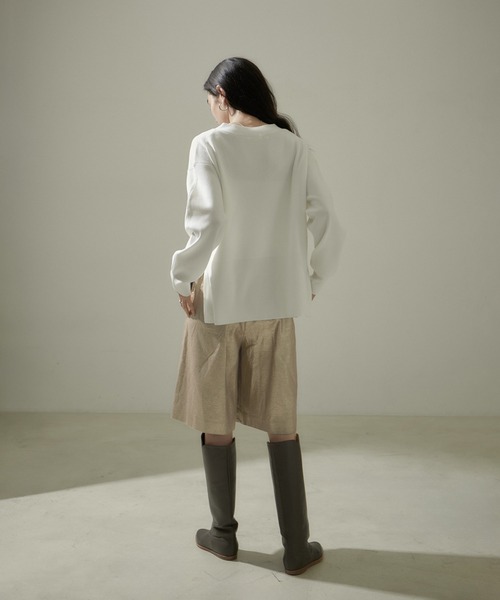 AMERICANA（アメリカーナ）の「[24SS]【Americana for SALON】別注箔プリントイージーバミューダパンツ（その他パンツ・レディース・ゴールド/シルバー・FREE）」の11枚目の写真