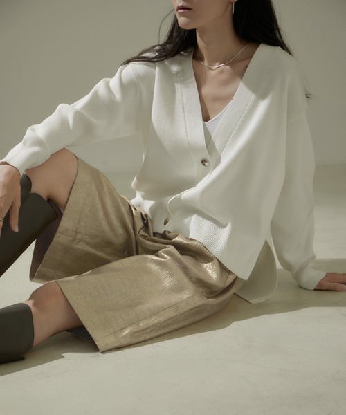 AMERICANA（アメリカーナ）の「[24SS]【Americana for SALON】別注箔プリントイージーバミューダパンツ（その他パンツ・レディース・ゴールド/シルバー・FREE）」の13枚目の写真