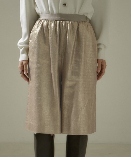 AMERICANA（アメリカーナ）の「[24SS]【Americana for SALON】別注箔プリントイージーバミューダパンツ（その他パンツ・レディース・ゴールド/シルバー・FREE）」の15枚目の写真