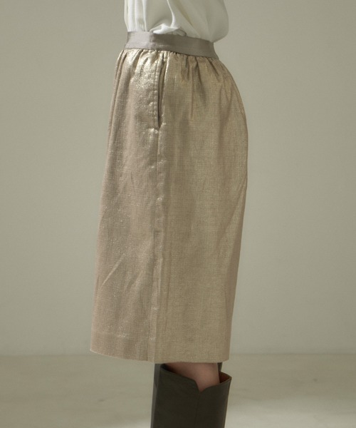 AMERICANA（アメリカーナ）の「[24SS]【Americana for SALON】別注箔プリントイージーバミューダパンツ（その他パンツ・レディース・ゴールド/シルバー・FREE）」の16枚目の写真