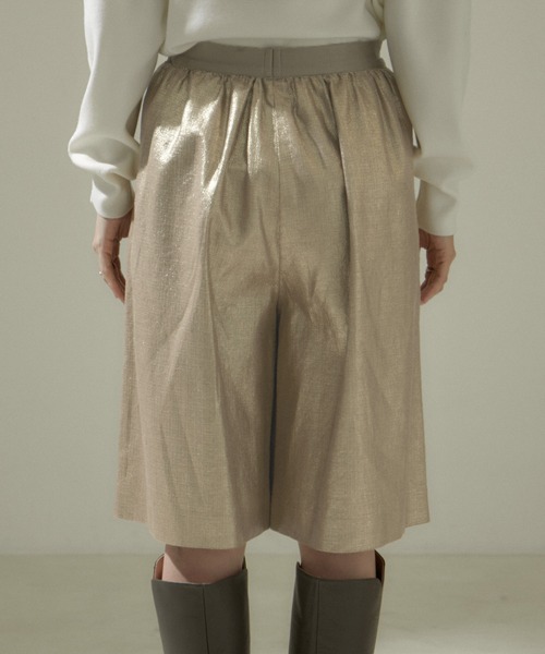 AMERICANA（アメリカーナ）の「[24SS]【Americana for SALON】別注箔プリントイージーバミューダパンツ（その他パンツ・レディース・ゴールド/シルバー・FREE）」の17枚目の写真