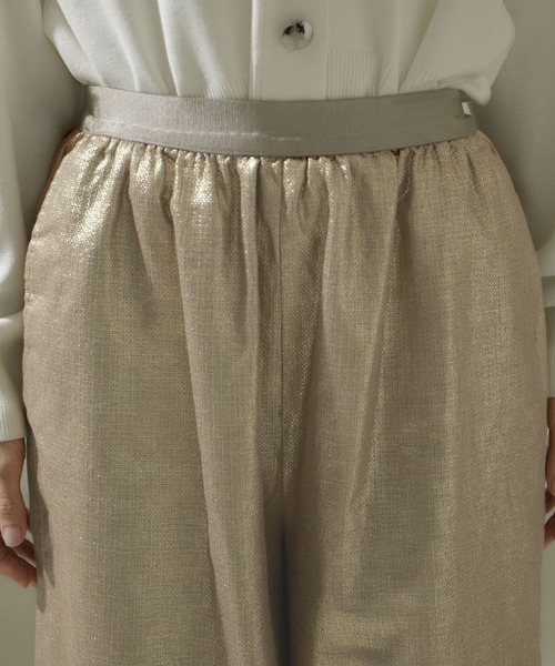 AMERICANA（アメリカーナ）の「[24SS]【Americana for SALON】別注箔プリントイージーバミューダパンツ（その他パンツ・レディース・ゴールド/シルバー・FREE）」の18枚目の写真