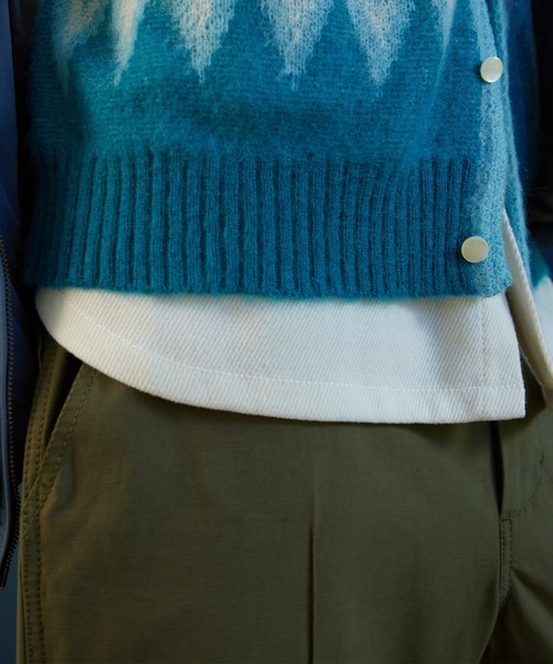 NUMBER (N)INE（ナンバーナイン）の「NUMBER (N)INE/ナンバーナイン CENTER PIN TUCK WIDE PANTS（スラックス・メンズ・ブラック/カーキ/ダークグレー・4/2/3）」の4枚目の写真