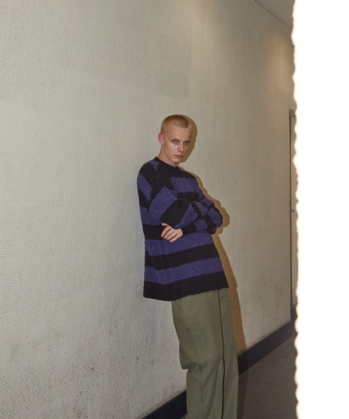 NUMBER (N)INE（ナンバーナイン）の「NUMBER (N)INE/ナンバーナイン CENTER PIN TUCK WIDE PANTS（スラックス・メンズ・ブラック/カーキ/ダークグレー・4/2/3）」の5枚目の写真