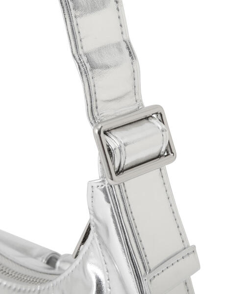 FREE'S MART（フリーズマート）の「◆Ｗポケットバッグ（ショルダーバッグ・レディース・ブラック/シルバー・ﾌﾘ-）」の8枚目の写真