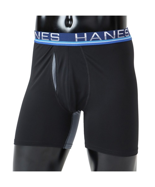 HANES（ヘインズ）の「【Hanes/ヘインズ】メンズ COMFORT FLEX FIT トータルサポートポーチ X-TEMPポーチボクサーブリーフ（ボクサーパンツ・メンズ・ブラック系その他4/ブラック/ネイビー・X-LARGE/LARGE/MEDIUM）」の2枚目の写真