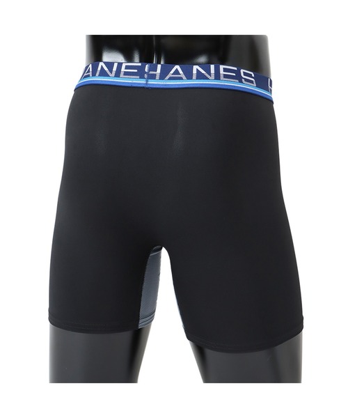 HANES（ヘインズ）の「【Hanes/ヘインズ】メンズ COMFORT FLEX FIT トータルサポートポーチ X-TEMPポーチボクサーブリーフ（ボクサーパンツ・メンズ・ブラック系その他4/ブラック/ネイビー・X-LARGE/LARGE/MEDIUM）」の9枚目の写真