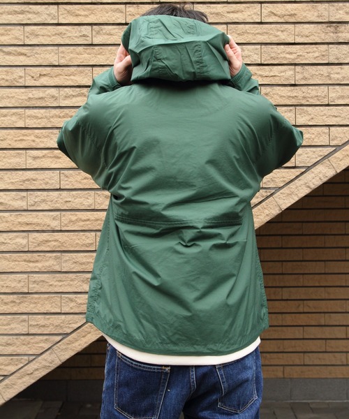DANTON（ダントン）の「DANTON/ダントン　フーデッドショートジャケット　HOODED SHORT JACKET　DT-A0351 SNY（マウンテンパーカー・メンズ・ブルー/ブラック/グリーン・M/L/S）」の10枚目の写真