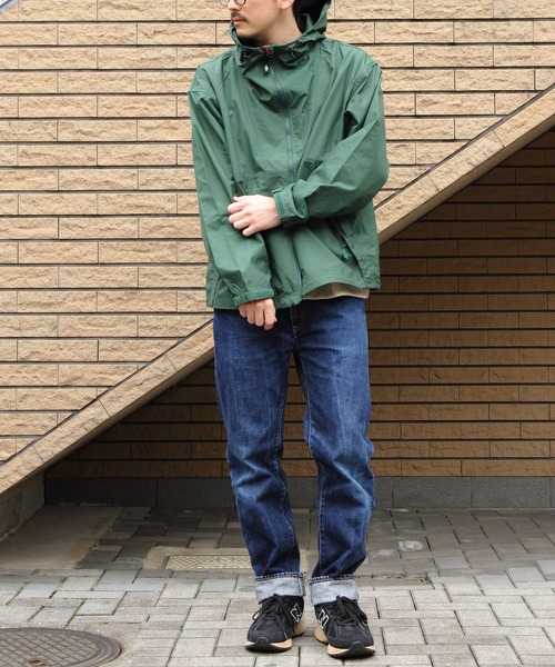 DANTON（ダントン）の「DANTON/ダントン　フーデッドショートジャケット　HOODED SHORT JACKET　DT-A0351 SNY（マウンテンパーカー・メンズ・ブルー/ブラック/グリーン・M/L/S）」の11枚目の写真