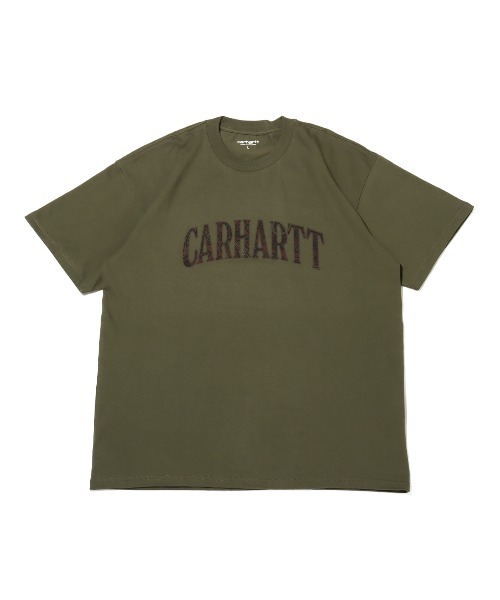 ★2023SS新作★CARHARTT★S/S SCRIPT STRIPE T-SHIRT Carhartt WIP S/S Script Embroidery T-Shirt, Black / White