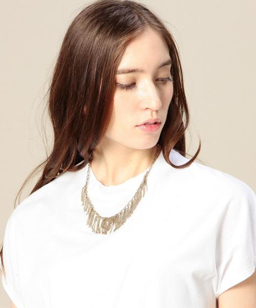 BEAUTY&YOUTH UNITED ARROWS(ビューティーアンドユースユナイテッドアローズ)の「BY チェーンフリンジネックレス◆(ネックレス・レディース・ゴールド・フリー)」の4枚目の写真