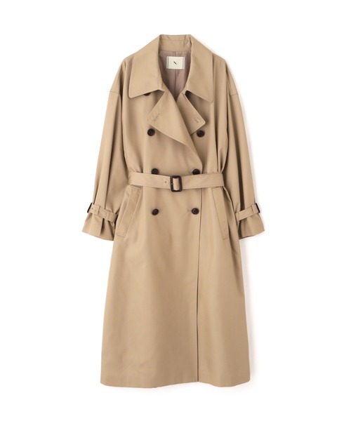 N.（N. Natural Beauty Basic）（エヌエヌナチュラルビューティーベーシック）の「【S Size Line】◆オーバーサイズトレンチコート（トレンチコート・レディース・グレー/ベージュ・SMALL/MEDIUM）」の12枚目の写真