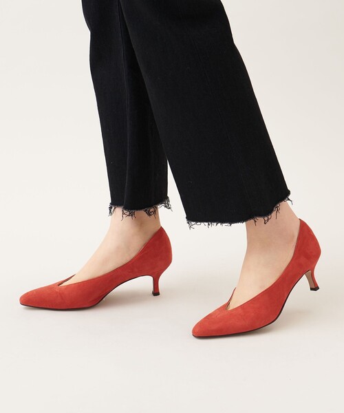 ODETTE E ODILE（オデットエオディール）の「カービープレーン パンプス55↓↑（パンプス・レディース・ベージュ/レッド/ブラック・21.5cm/24cm/23.5cm/24.5cm/25cm/23cm/22.5cm/22cm）」の21枚目の写真