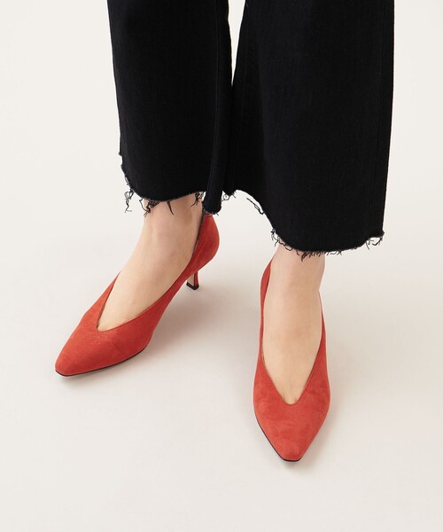 ODETTE E ODILE（オデットエオディール）の「カービープレーン パンプス55↓↑（パンプス・レディース・ベージュ/レッド/ブラック・21.5cm/24cm/23.5cm/24.5cm/25cm/23cm/22.5cm/22cm）」の22枚目の写真