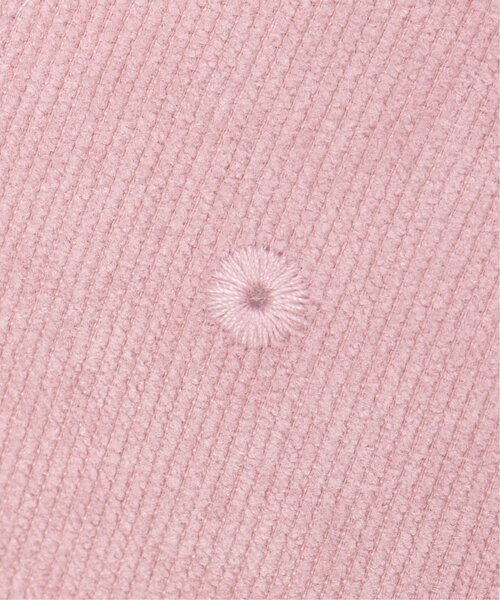 LBC（エルビーシー）の「コーデュロイ刺繍キャップ（ハット・レディース・ピンク/ベージュ/ブラック・FREE）」の4枚目の写真