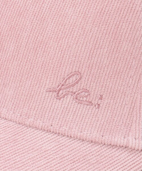 LBC（エルビーシー）の「コーデュロイ刺繍キャップ（ハット・レディース・ピンク/ベージュ/ブラック・FREE）」の6枚目の写真