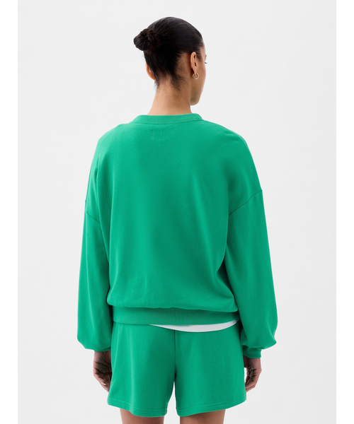 GAP（ギャップ）の「ミニ GAPロゴスウェット・トレーナー（スウェット・レディース・グリーン/ブルー・XS/S/M/XL/XXS/L）」の8枚目の写真