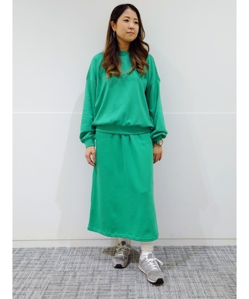 GAP（ギャップ）の「ミニ GAPロゴスウェット・トレーナー（スウェット・レディース・グリーン/ブルー・XS/S/M/XL/XXS/L）」の12枚目の写真
