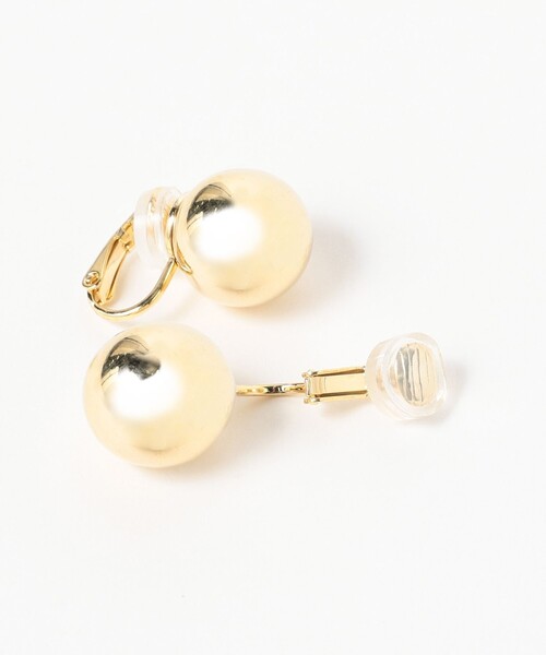 Ray BEAMS（レイビームス）の「Ray BEAMS / メタル ボール イヤリング（イヤリング・レディース・シルバー/ゴールド・ONE SIZE）」の4枚目の写真