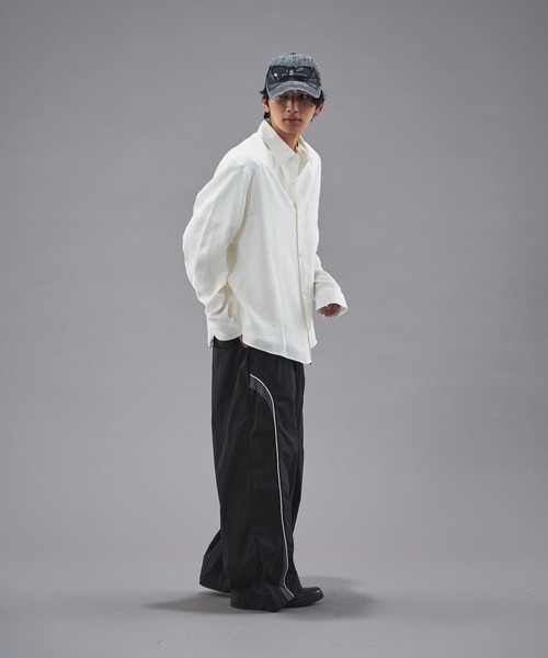 UMBRO/アンブロ 別注 UMBRO ナイロンライントラックパンツ【限定